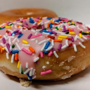 krispy kreme Strawberry Iced Sprinkles Menu